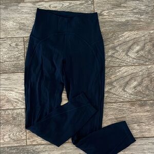 Lululemon High Rise Navy leggings